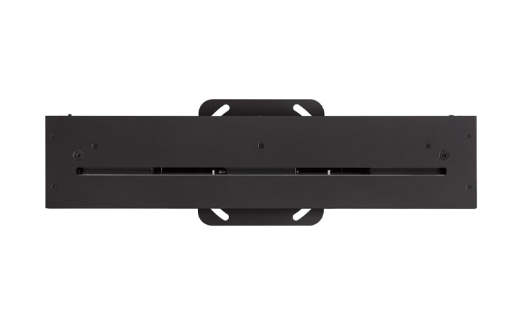LG 75XE3C-B 75" Enclosure Outdoor Signage Top Down View with Stand
