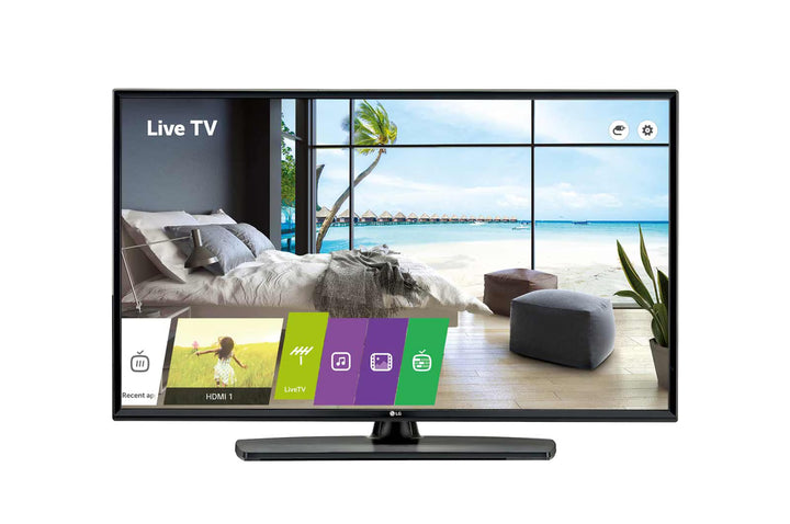 LG 43UJ661H 43-inch 4K UHD Pro:Centric Smart Hospitality TV designed for hotels and commercial properties.