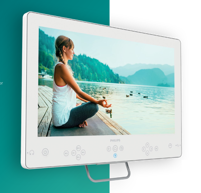 19'' Philips Bedside TV for Healthcare with antiMicrobial housing and built-in Chromecast