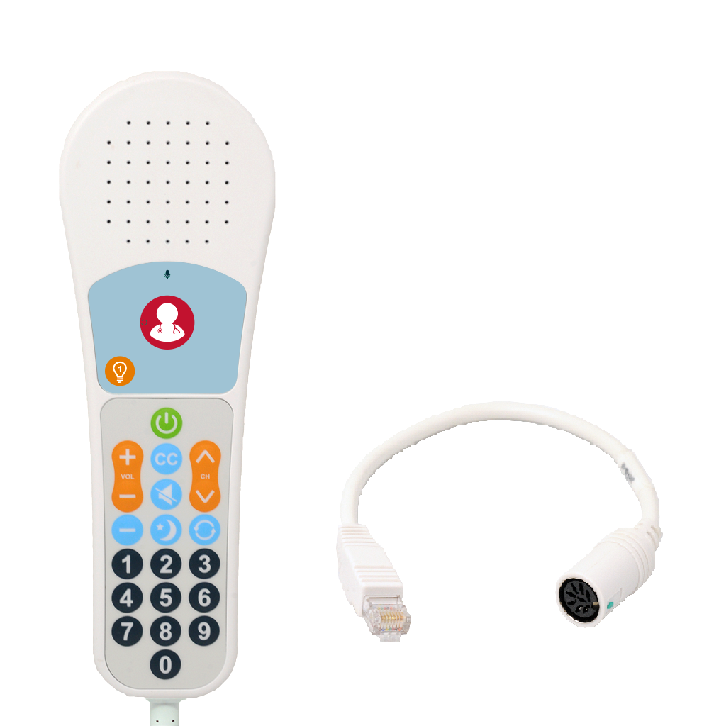 Crest Elite Digital Pillow Speaker Remote with nurse call integration and AutoSense Technology