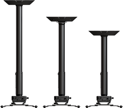 Crimson JKR3 Ceiling projector kit with JR3 universal adapter and adjustable drop lengths and limited lifetime warranty