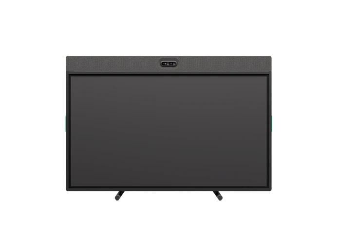 Logitech Rally Board 65 all-in-one collaboration device with a 65-inch touchscreen display and audio and video