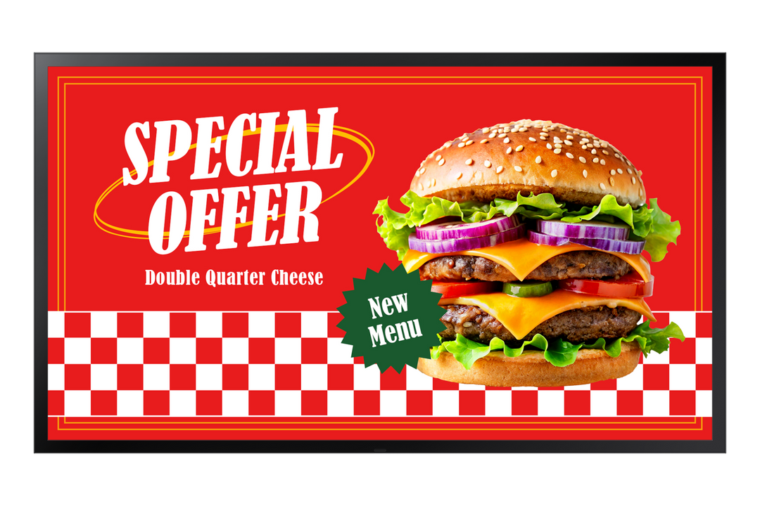 Samsung OH46DX-S 46" FHD High Brightness Outdoor Digital Signage Display, 3500 Nits, 24/7, 3 Year Warranty