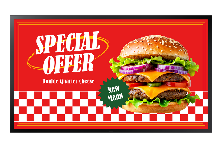 Samsung OH46DX-S 46" FHD High Brightness Outdoor Digital Signage Display, 3500 Nits, 24/7, 3 Year Warranty