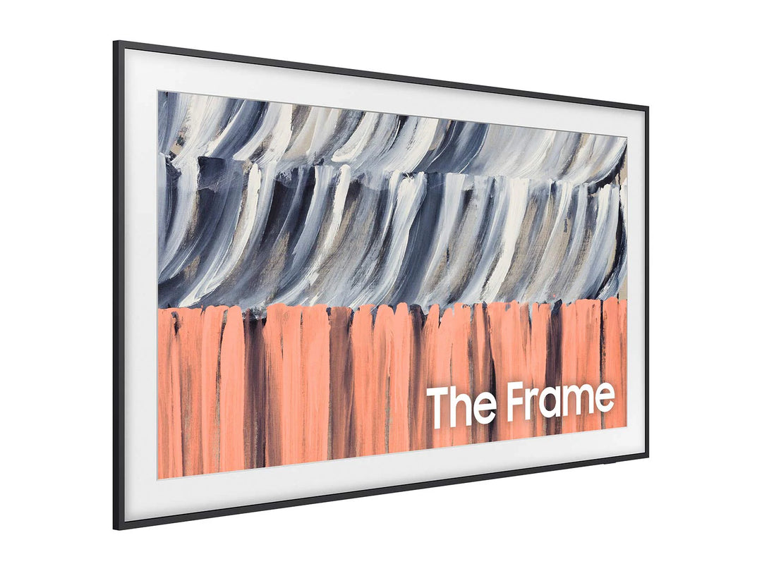Samsung 55" The Frame LS03HE 4K Vision AI Smart TV with Neo QLED panel, a glare-free matte display and customizable bezel color
