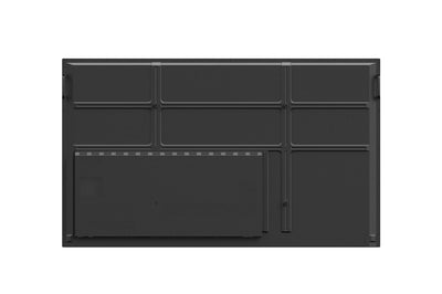 LG 65TR3DJ-B 65" CreateBoard™ IPS UHD IR Multi Touch Interactive Whiteboard Rear View Back of Display