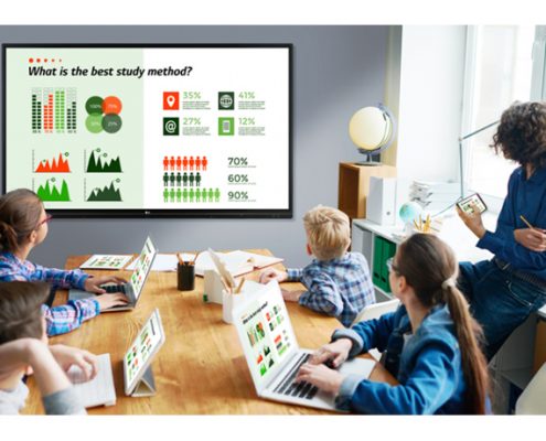 LG 86TR3BF-B 86" IR Mulit-Touch Point UHD IPS Collaborative Digital Display