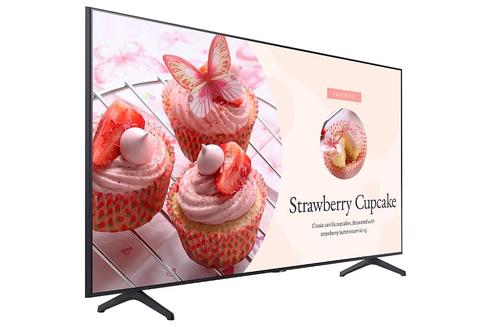 Samsung 55" BET-H Series Crystal UHD 4K Pro Display Front View Alternate