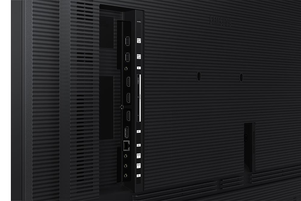 Samsung QM65B 65" Crystal 4K UHD Digital Signage Inputs