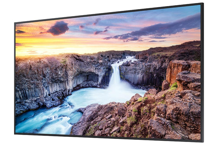 Samsung QH50B 50" Crystal 4K UHD Smart Digital Signage Front View Alternate