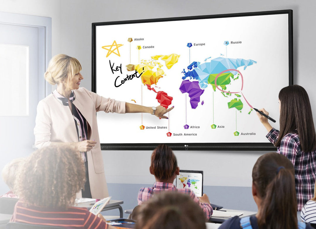 LG 86TR3BF-B 86" IR Mulit-Touch Point UHD IPS Collaborative Digital Display