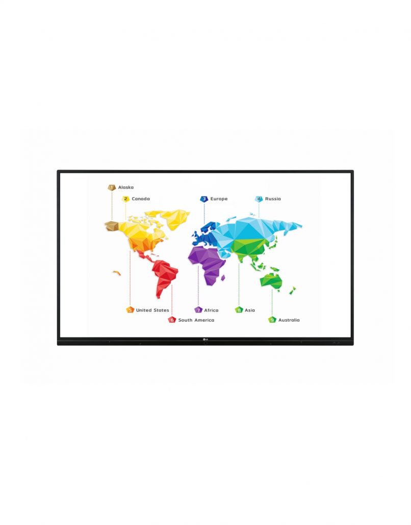 LG 86TR3BF-B 86" IR Mulit-Touch Point UHD IPS Collaborative Digital Display