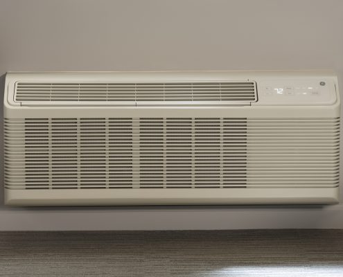 GE AZ65H09DAB Heat Pump PTAC 9700BTU 230/208v Front View Alternate