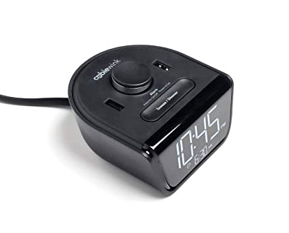 Brandstand BPECW CubieWink Alarm Clock with 2 USB, Battery Backup, 1-Y