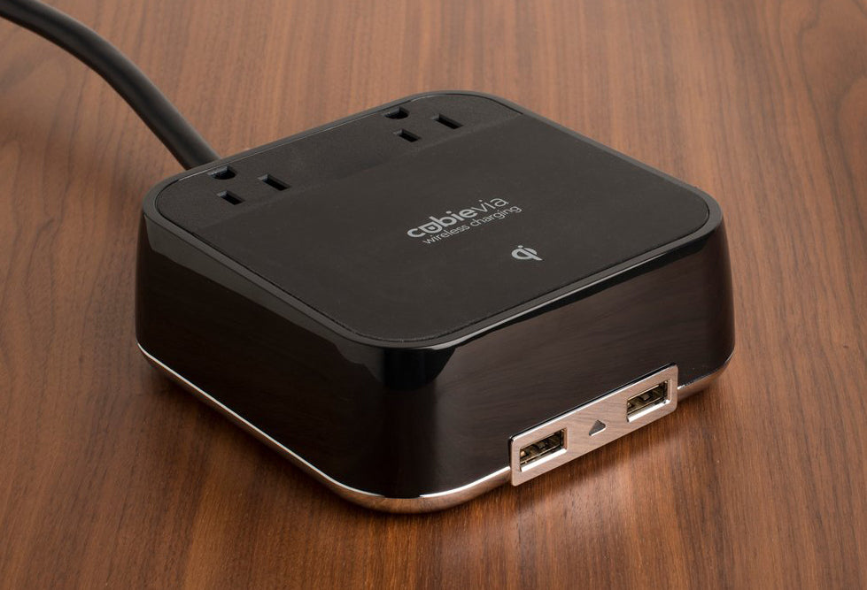 Brandstand BPEVA CubieVia Power Hub with 2 USB, Wireless Charging, 1-Year Warranty