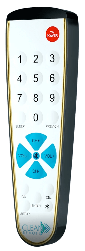 Clean Remote CR3BCB-H Antimicrobial Universal Remote For Multi-Bed and ...