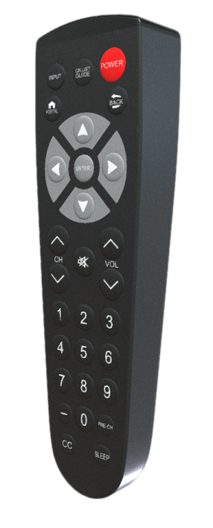 Clean Remote CR4-B for Original LG, Samsung & RCA Remotes, works w/ Pro-Centric & LYNK Reach (Black)