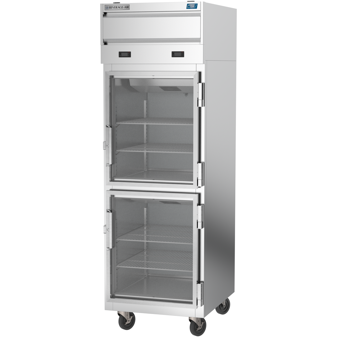 Beverage-Air CT12-12HC-1HG 2 Section Refrigerator/Freezer, 18 Cu. Ft with 3-Year Warranty