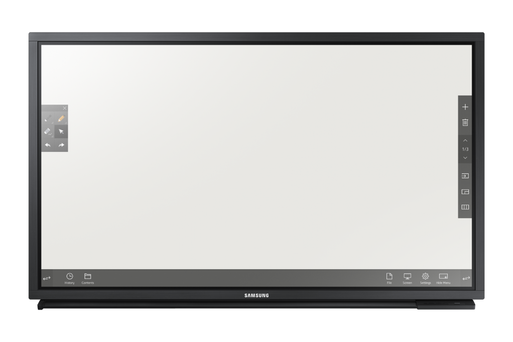 Samsung DM82E-BM 82″ E-Board Interactive Whiteboard, FHD, 430 Nits, 24/7, 3 Year Warranty