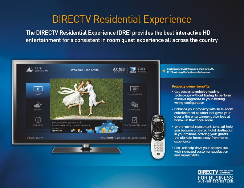 DirecTV for Hotels System