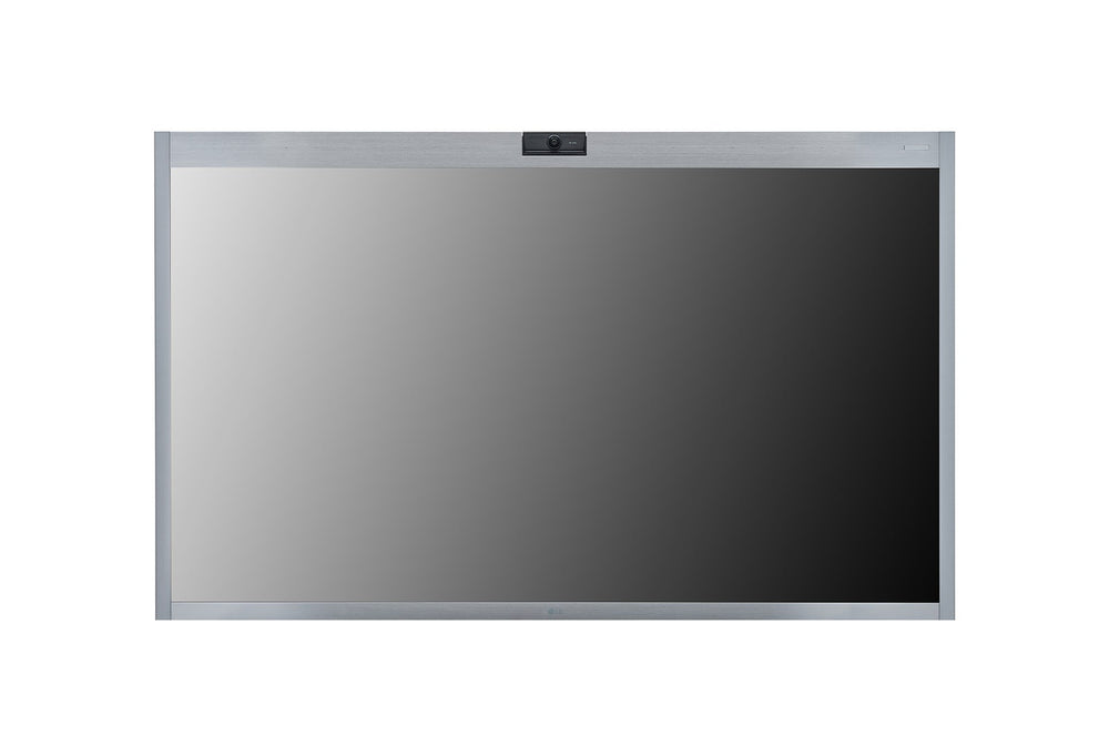 LG 55CT5WJ 55” One:Quick Works All-in-One Meeting & Screenshare Solution with Camera for Video Conferencing Front View ScreenOff