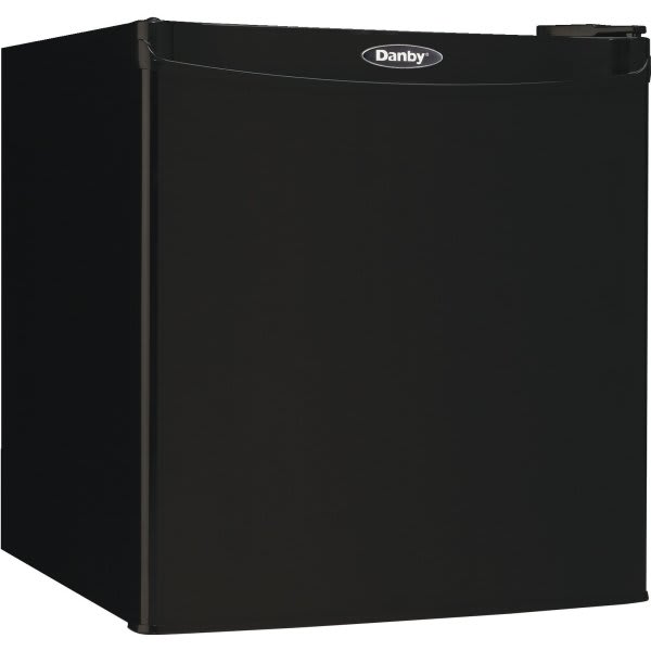 Danby DCR016A3BDB Compact Refrigerator/Freezer, 1.7 Cu. Ft. with Warranty
