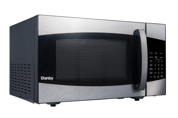 Danby DMW09A2BSSDB Microwave, 0.9 Cu. Ft., 900W, with 1-Year Warranty