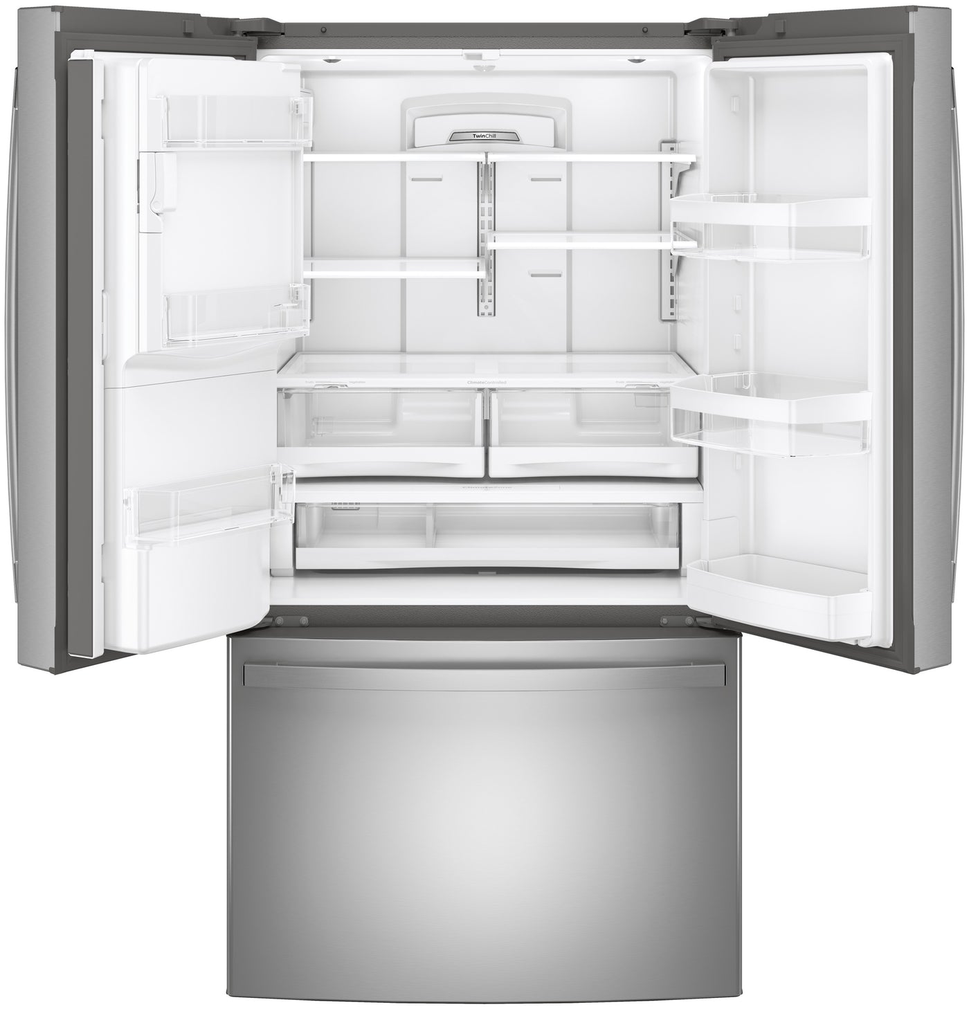GE Appliances GFE28GYNFS Refrigerator/Freezer 27.7 Cu. Ft with 1-Year Warranty
