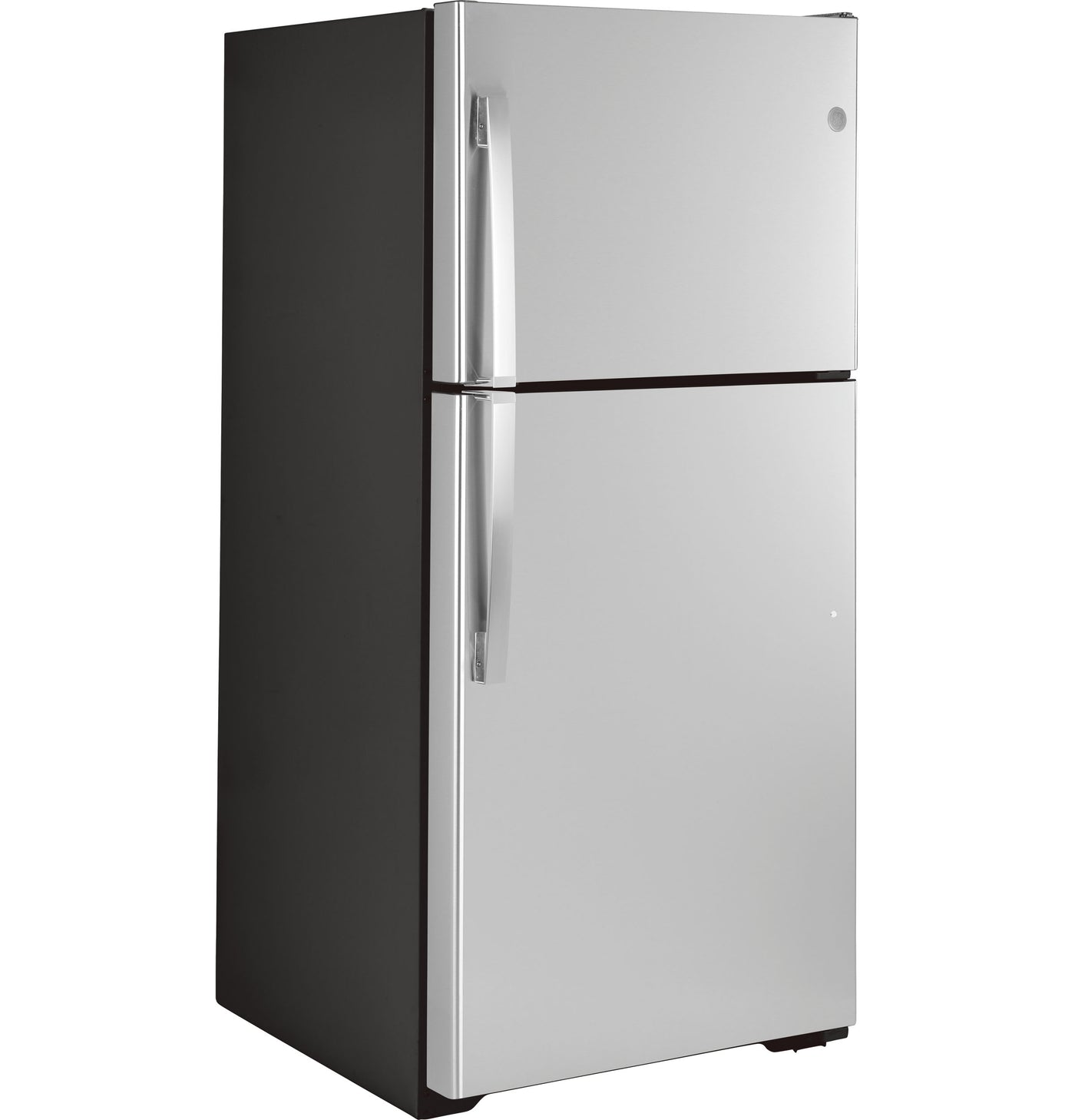 GE Appliances GIE19JSNRSS Top-Freezer Refrigerator 19.2 Cu. Ft with 1-Year Warranty