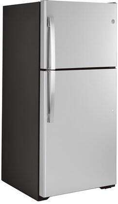 GE Appliances GTE19JSNRSS Top-Freezer Refrigerator, 19.2 Cu. Ft  with 1-Year Warranty