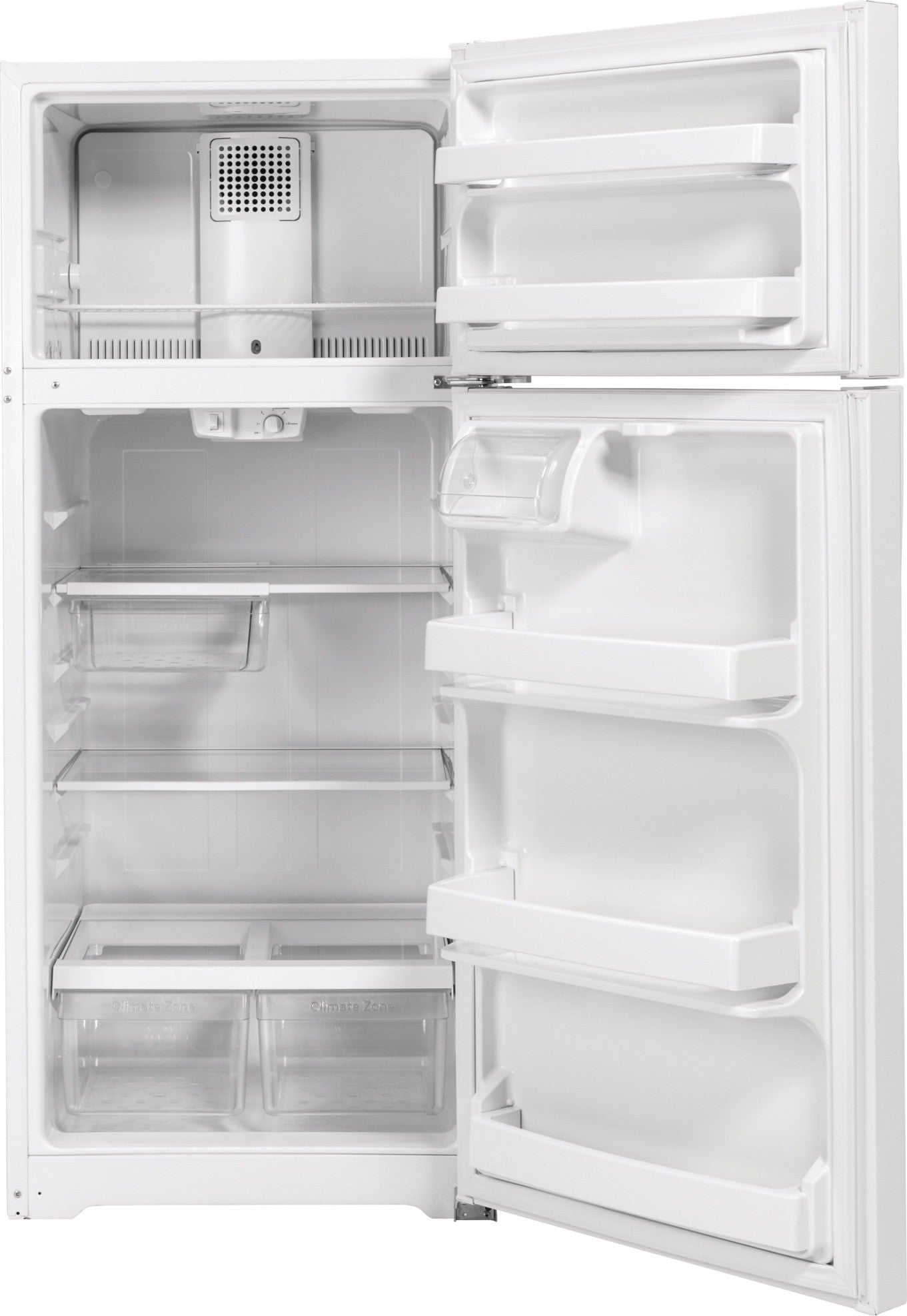 GE Appliances GTS18GTNRWW Top-Freezer Refrigerator 17.5 Cu. Ft. with 1-Year Warranty