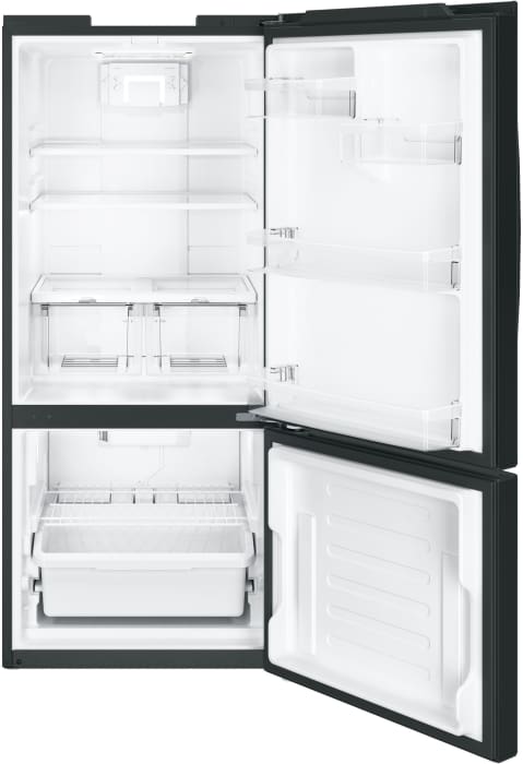 GE Appliances GBE21DGKBB Refrigerator/Freezer 21.0 Cu. Ft with 1-Year Warranty