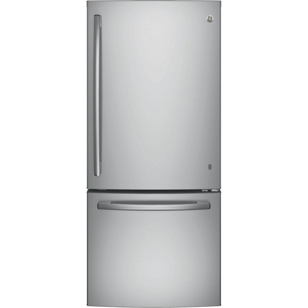 GE Appliances GBE21DSKSS Refrigerator/Freezer 21.0 Cu. Ft with 1-Year Warranty