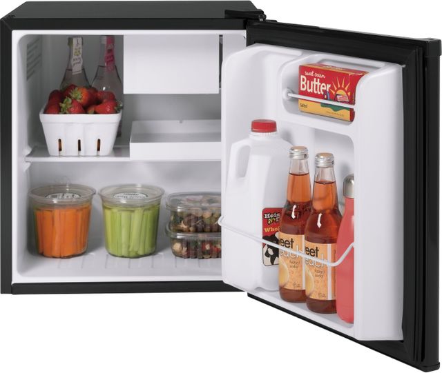 GE Hotpoint HME02GGMBB Mini Refrigerator with Freezer 1.7 Cu. Ft with 1-Year Warranty