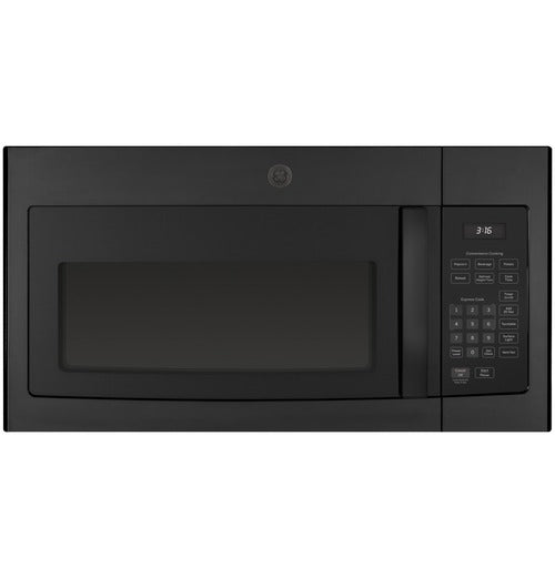 GE JVM3160DF2BB Over Range Microwave,  1.6 Cu. Ft., 1000W, with 1-Year Warranty