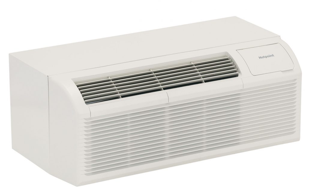 GE AH11E12D3B Electric Heat PTAC 12000BTU 230/208v Front View