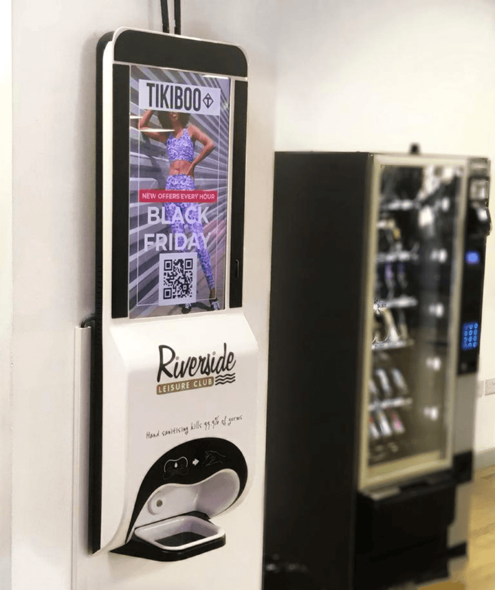 HAND SANITIZER DIGITAL SIGNAGE