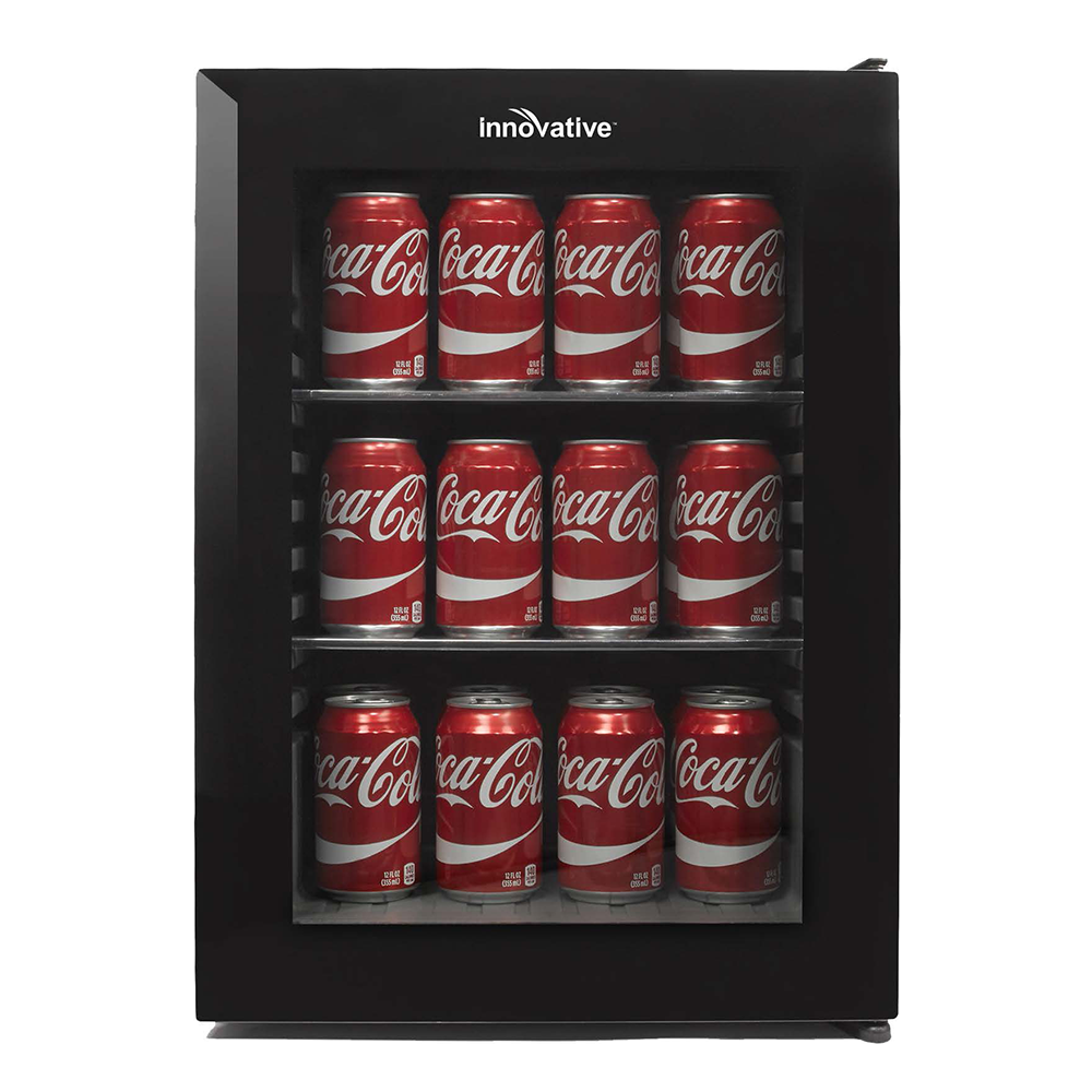 Innovative INN402GDF Refrigerator, 40 Liter, with Frameless Glass Door and 5-Year Warranty