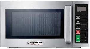 Magic Chef MCCM910ST Microwave, 0.9 Cu. Ft., 1000W, with 1-Year Warranty
