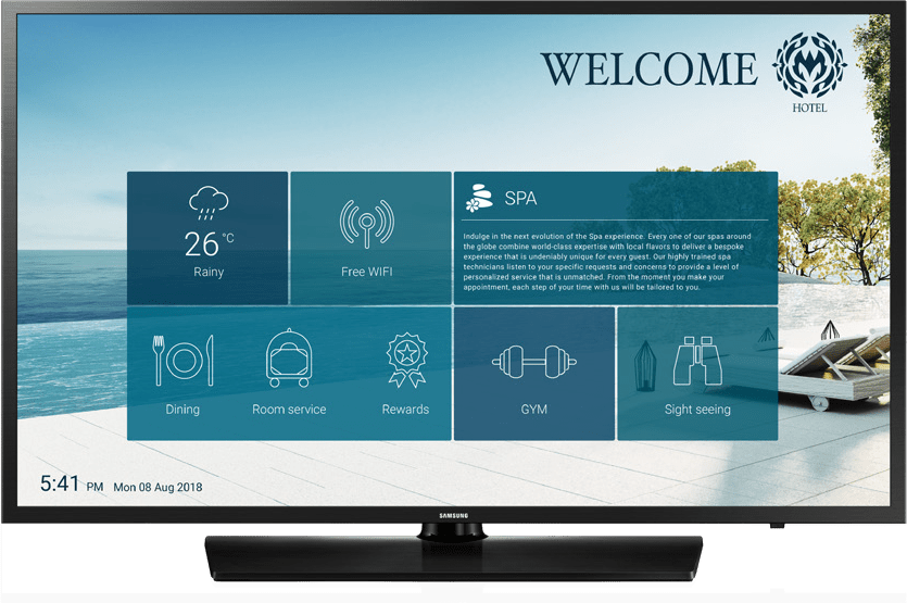 Samsung HG43NJ470 43" Direct-Lit LED Hospitality TV with Samsung REACH and 2 Year Warranty