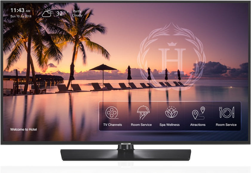 Samsung HG43J678U 43" Direct-Lit LED Hospitality TV with Integrated Pro:Idiom and 2 Year Warranty