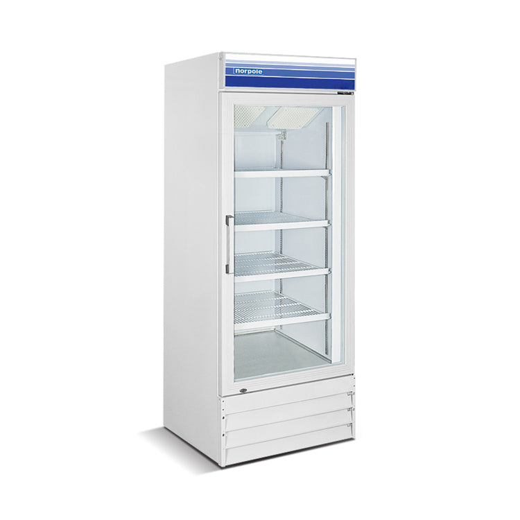 Norpole NPGR1-S Glass Door Refrigerator, 23 Cu. Ft with 3-Year Warranty