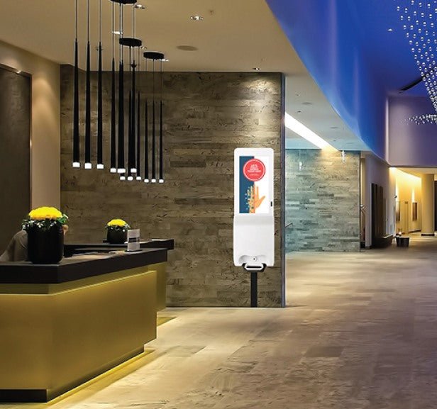 HAND SANITIZER DIGITAL SIGNAGE