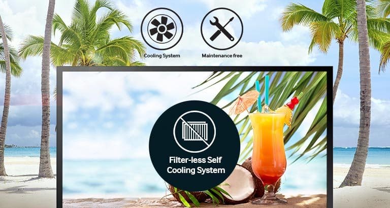 Samsung OH85F 85" UHD High Brightness Outdoor Digital Signage Display, 2500 Nits, 24/7, 3 Year Warranty