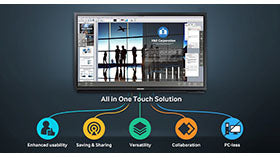 Samsung DM65E-BR 65″ E-Board Interactive Whiteboard, FHD, 380 Nits, 24/7, 3 Year Warranty