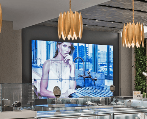 Planar VM55LX-X2 55" LCD Video Wall, Ultra-Narrow Bezel, 24/7, 1.8mm Bezel, 500 nit, 400 x 400