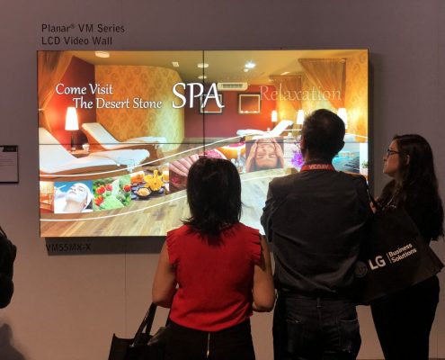 Planar VM55LX-X2 55" LCD Video Wall, Ultra-Narrow Bezel, 24/7, 1.8mm Bezel, 500 nit, 400 x 400