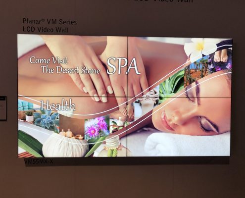 Planar VM55LX-X2 55" LCD Video Wall, Ultra-Narrow Bezel, 24/7, 1.8mm Bezel, 500 nit, 400 x 400