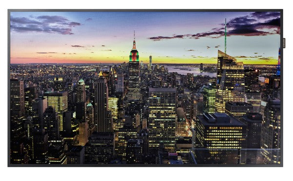 Samsung QM49H 49" Edge-Lit 4K UHD LED Display for Signage with 24/7 Runtime, 500 Nit Brightness and 2 Year Warranty