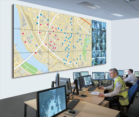 Sharp PN-V701 Command Center Video Wall
